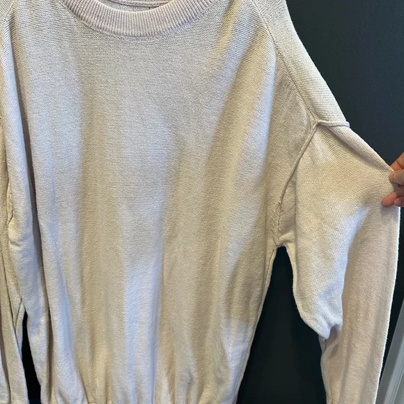 We The Free Sweater | Light Pink | Oversized Small | Free People - Picture 3 of 6